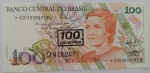 Brasil - cédula de 100 cruzeiros C211a - série 0003 no estado FE.