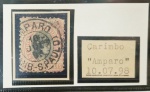 Brasil/"Carimbologia" - Antigo selo "Madrugada Republicana" com carimbo de "Amparo/SP" ano 1898.