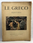 LE GRECO - PEINTURES LES ÉDITIONS DU CHÊNE PARIS, INTRODUCTION DE PAUL - HENRI MICHEL. 1950 com 16 pranchas, medindo 39x29,5 cm. No estado.