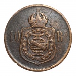 MOEDA 40 RÉIS 1873 IMPÉRIO.