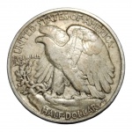 MOEDA HALF DOLLAR 1943 - PRATA 900.