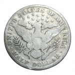 MOEDA HALF DOLLAR 1896 - EUA - PRATA 900 - MARCA R$ 600,00