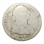 MOEDA 2 REALES 1778 - ESPANHA - PRATA - MARCA R$ 130,00