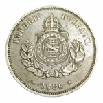 MOEDA 50 RÉIS 1886 IMPÉRIO. SOBERBA.