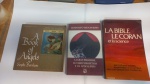 3 LIVROS: LA BIBLE le CORAN / LA GRAN PIRAMIDE EL TAROT PROFETICO / A BOOK OF ANGELS, POR SOPHY BURNHAM *