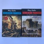 MAX GALLO, A REVOLUÇÃO FRANCESA, DOIS  VOLUMES EM ÓTIMO ESTADO