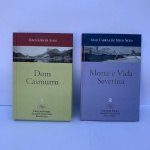 3 LIVROS: DOM CASMURRO / MORTE E VIDA SEVERINA / SENTIMENTO DO MUNDO   BOM ESTADO GERAL