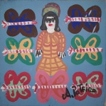 POTEIRO, ÓLEO SOBRE TELA  30 X 30 cm.