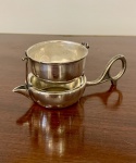 COADOR PARA CHÁ 'TEA STRAINER' EM metal prateado. Banho em bom estado.