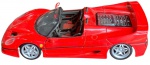 FERRARI F50 - 1995 - Maravilhoso Carro em miniatura conversível de metal e material sintético maisto 1/18 modelo 23407 cor vermelha burago