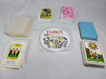 Lote de 3 baralhos de tarot com dvd "Tarot em casa!".