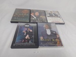 Lote de 5 dvds de música, diversos para colecionador.