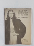 Livro "Movie-Star Portraits of the Forties - 163 Glamor Photos", estrelas de cinema dos anos 40.