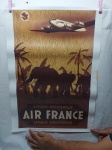 Poster oficial da cia aérea Air France. Medindo 70cm x 50cm.