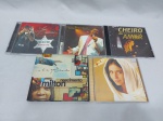 Lote de 5 cds originais diversos para colecionador.