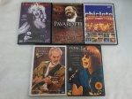 Lote de 5 dvds shows nacionais e internacionais. Sendo um deles da Rita Lee.