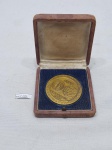 medalha em bronze da embratel datada de 1973 - Brasil - Espanha.