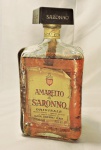 BEBIDAS - Licor Amaretto di Saronno, 700 ml, evaporado.- Sem garantia da integridade do líquido.