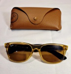 ACESSÓRIO - Óculos de sol, marca Ray Ban, modelo New Wayfarer - RB 2132 - 945  - Serie 55 16 3N - original, no estojo.