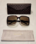 ACESSÓRIO - Óculos de sol, marca GUCCI - GG 3589/s - TVDDB - Serie 58 16  125 - original, no estojo. Desgastes no estojo.