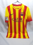 Camisa Retrô Nike Barcelona, QATAR AIRWAYS 2013/2014. Tam: P