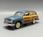 COLECIONISMO - Miniatura de carro - Ford Woody Wagon 1949, Franklin Mint Precision Molds - Escala 1:36.