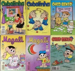 MAGALI #235. MAGALI #261. CHICO BENTO #233. CHICO BENTO #171. CEBOLINHA #52. CEBOLINHA #103.