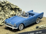 COLECIONISMO - SUNBEAM ALPINE - DR NO - Escala 1/43 miniatura em metal diecast. Carrinho de coleção com aprox 10CM, acompanha Caixa acrilica com base. Coleção 007.