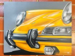 QUADRO - OST - Carro Amarelo. Med. 80x100 cm.