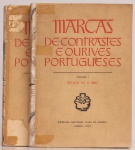 Marcas de Contrastes e Ourives Portugueses Volume I e II. Imprensa Nacional - Casa da Moeda, Lisboa 1974. 420 páginas.