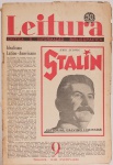 Leitura - Crítica e Informação Bibliográfica, número 9 - dezmbro de 1943. Textos:  Caio Prado Junior, Anibal Machado, Moacir Werneck de Castro, Edison Carneiro, Marques Rebêlo, Rubem Braga, Dias da Costa com ilustração de Carlos Scliar. 50 páginas. Capa muito frágil, descolando da brochura. Possui carimbo do antigo proprietário em uma das páginas.