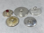 Tampas de metal diversas.Ideal para açucareiro. Desgastes