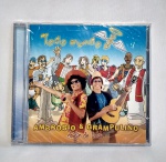 CD Lacrado Religioso - Ambrósio E Grampulino - Doidin De Deus - Canção Nova - Comunidade Obra de Maria - Medida: 14 x 12,5 cm.