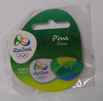 Colecionável - Pin Original - Monumento do Sambódromo  dos Jogos Paralímpicos Rio 2016 - Sem uso - Medida: 3,5 x 2 cm.