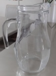 Jarra de vidro para suco 500ml  - Medidas: 22 cm