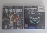 Jogo para Playstation - Infamous  e Dead Space 2