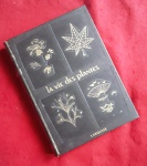 La Vie des Plantes" - uma verdadeira enciclopédia, com este raro livro, editado pela Livraria Larousse, 1955, diversos autores, capa dura, 29,5x21 cm., 472 pág., em francês, muito instrutivo, com documentários atraentes,  técnicos e fotos em p/b, na grande maioria. (registra uma foto do Jardim Botânico do Rio de Janeiro, pág. 143). Marcas do tempo na capa, por manuseio, completo e bom estado no conteúdo.