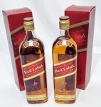 LOTE COMPOSTO POR 2 WHISKY´S ESCOCESES RED LABEL, GARRAFAS DE 1LITRO LACRADAS E SEM EVAPORAÇÃO. ACONDICIONADOS EM CAIXA ORIGINAL.