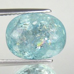 Preciosa e belíssima Turmalina Paraíba azul neon big extra 100% natural com Certificado GIT, excelente qualidade e clareza, clássica lapidação oval brilhante pesando 8.85 cts, medindo 12.52 x 9.73 x 9.62 mm. Ótimo investimento para montar uma joia de qualidade. Origem Brasil. Possui inclusões naturais.