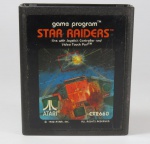 CARTUCHO de VÍDEO GAME ATARI - STAR RAIDERS de 1982 - CX2660. Não testado por ausência de equipamento e sem garantia futura.