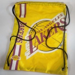 ESPORTE BASQUETE - SACOLA tipo MOCHILA do time de Basquete Americano LOS ANGELES LAKERS