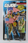 COLECIONISMO MILITAR - GI JOE (01) U.S. MARINE GUNG-HO no Blister Original e Lacrado - com a Bandeira Americana. Hasbro 1992. Referência: https://www.ebay.com/itm/225204686087