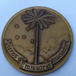 MEDALHA DE GRATIDÃO - Diários e Emissoras Associados - Pela sua Ajuda na CAMPANHA DO OURO a Nossa Gratidão - 09 de Julho de 1964.