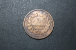 moeda da França, 5 centimes de 1896 escassa