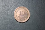 moeda de Portugal, 10 centavos de 1938 data rara R$ 95,00