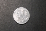 moeda do Brasil, 50 centavos de 1959 flor de cunho