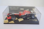 AUTOMODELISMO - MINICHAMPS – MF1 M16 Toyota - Piloto T. Monteiro – escala 1:43 - item de coleção no Blister original.