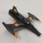 Brinquedo antigo Dinky Toys - Linda nave Trident Starfighter fabricada na Inglaterra. Falta o míssil central Mede 14cm de largura x 15cm de comprimento