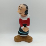 Brinquedo antigo - Olivia Palito do desenho Popeye - Mede 13cm de altura - Fabricado em material vinílico - Faz barulho quando apertado