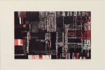Arcádio Vera (Cidade do México, 1978), "Sem título".  Gravura . Assinada e datada 2003. Tiragem PA (prova do artista). Med. 36 x 53 cm (ME) 24 x 39 cm (Mancha). Acervo Particular Rio de janeiro/RJ. Nota biográfica: Arcadio Vera nasceu na Cidade do México em 1978. Estudou cerâmica na oficina de Nemesio Estrada de 1990 até hoje. Estudou vitrais na oficina de Arte e Escultura em Vidro em 1994. Estudou fotografia nas Oficinas de Coyoacán de 1994 a 1996. Participou da oficina de talha do arquiteto Roberto Valdés em 1996. Estudou na Faculdade de Arquitetura da UNAM DE 1997 a 2001. Trabalhou na oficina do pintor Guillermo Holguín em 1999. Estudou cerâmica na Oficina Experimental de Cerâmica por Alberto Diaz de Cossio. 2001-2002. Estudou cerâmica no Taller el Olvido de Hilda San Vicente 2001-2004. Estudou gravura na oficina de Nunik Sauret 2001-2004, ATÉ O MOMENTO. De 1992 até à data participou em seis exposições colectivas, três delas de pintura, duas de cerâmica e uma de escultura. Além de três exposições individuais, duas de pintura e uma de cerâmica. Desde 2000 seu trabalho está exposto na Galeria Misrachi. Em 2002 expôs individualmente na Galeria José Luis Benlliure da Faculdade de Arquitetura da UNAM. Em 2003 expôs no Museu Universitário UNAM Chopo. Exposição individual em São Paulo, Instituto do Brasil. 2004. Exposição colectiva de Cerâmica no Centro Cultural San Angel 2004. Actualmente conclui o Mestrado na UNAM em arquitectura na área de Análise, Teoria e História.